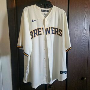 Nike Brewers Baseball Jersey - Adames